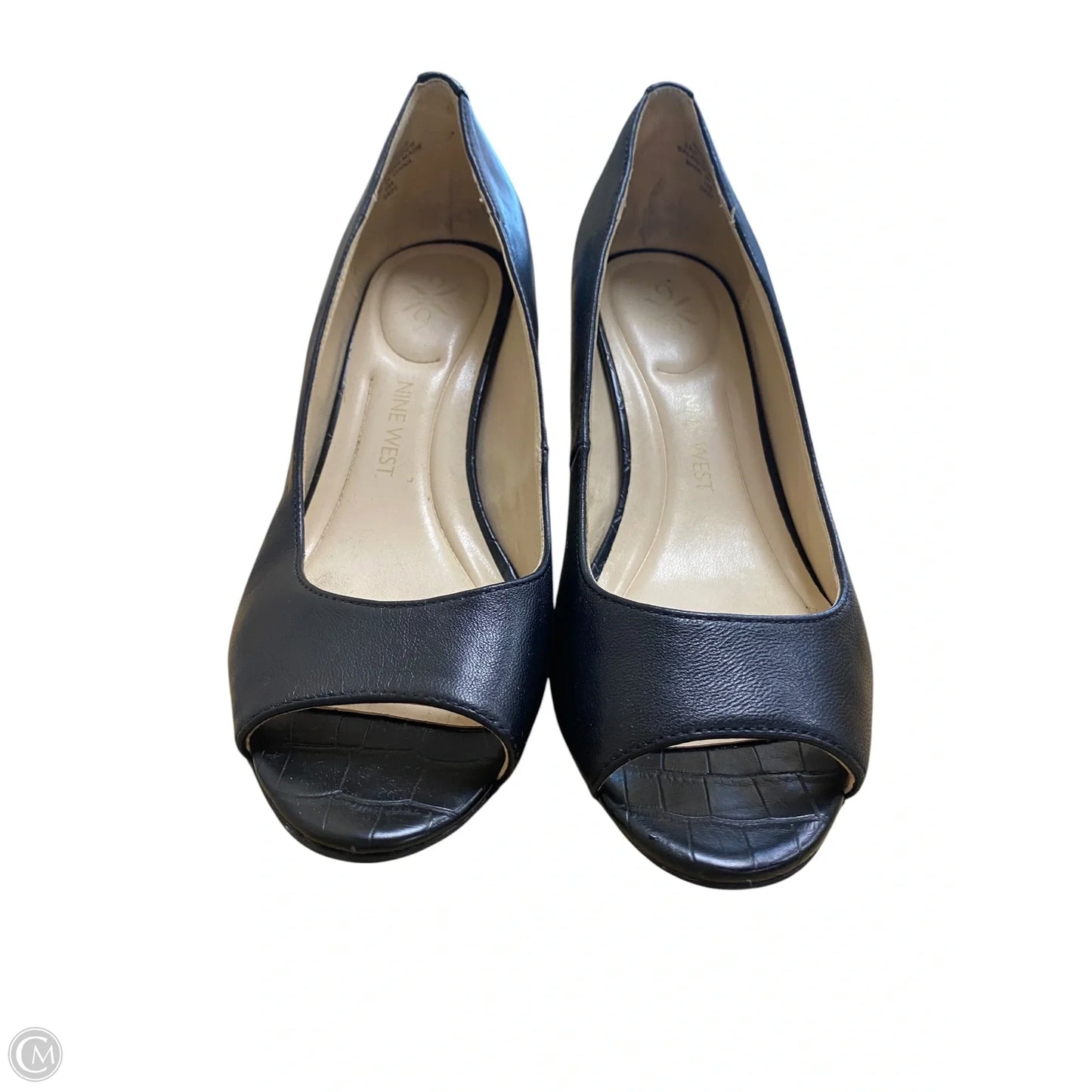 Shoes Heels Block By Nine West In Black, Size: 7