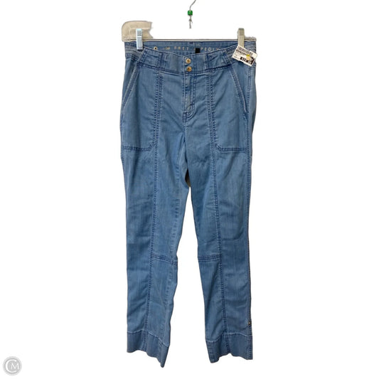 Jeans Straight By White House Black Market In Blue Denim, Size: 0