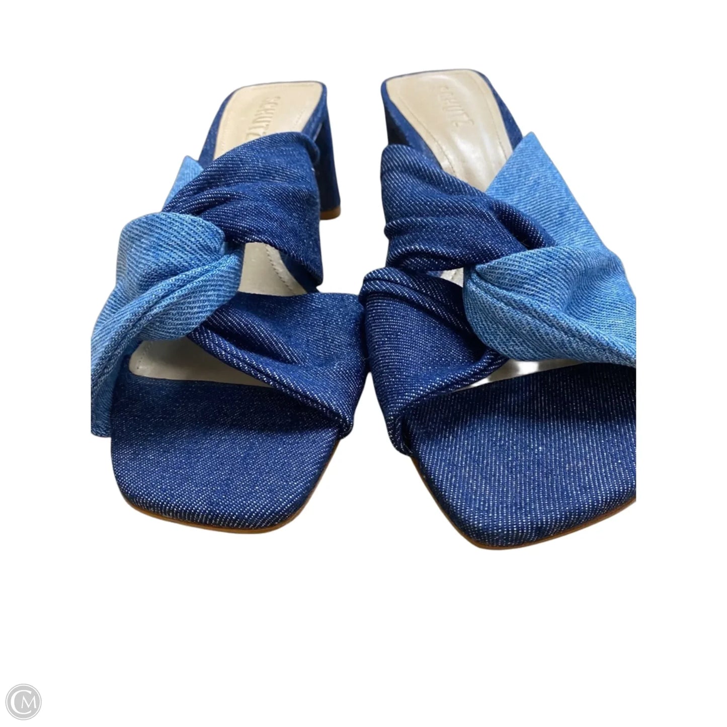 Shoes Heels Block By Schutz In Blue, Size: 8