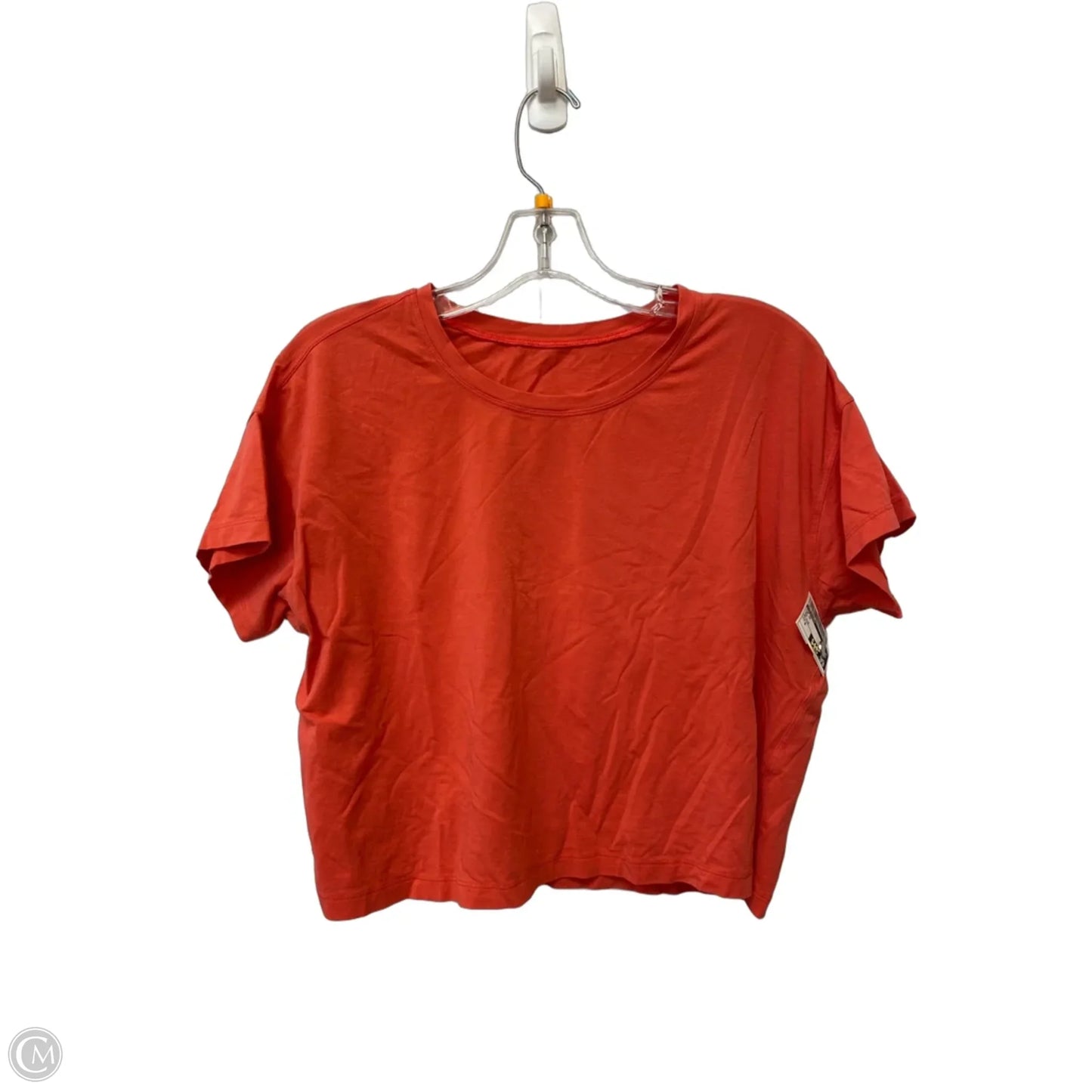 Top Short Sleeve By Lululemon In Red, Size: 6