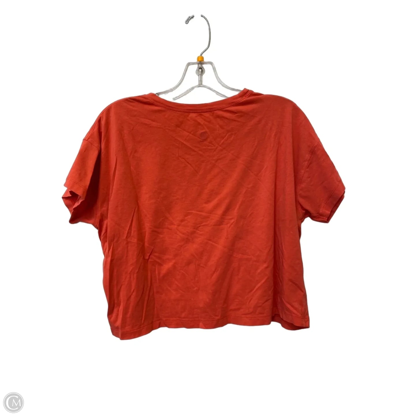 Top Short Sleeve By Lululemon In Red, Size: 6