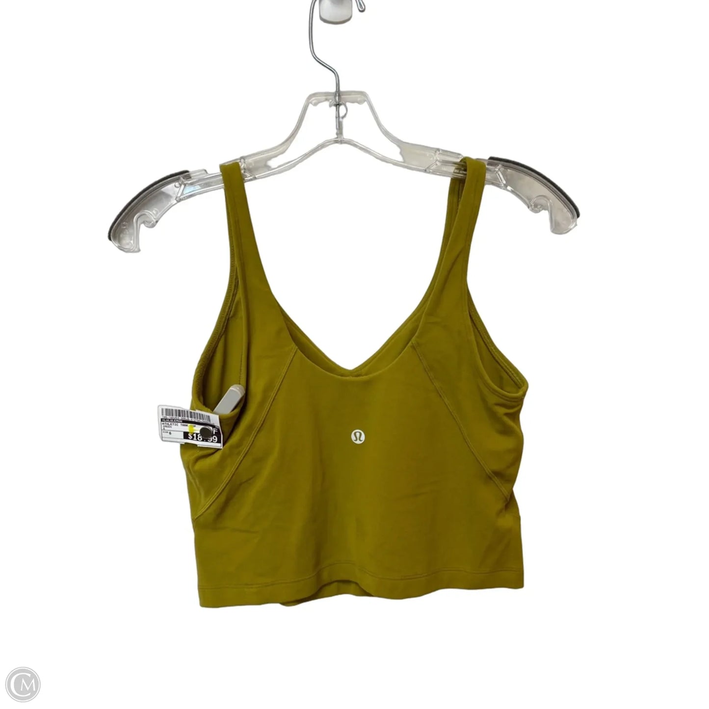 Athletic Tank Top By Lululemon In Green, Size: 6
