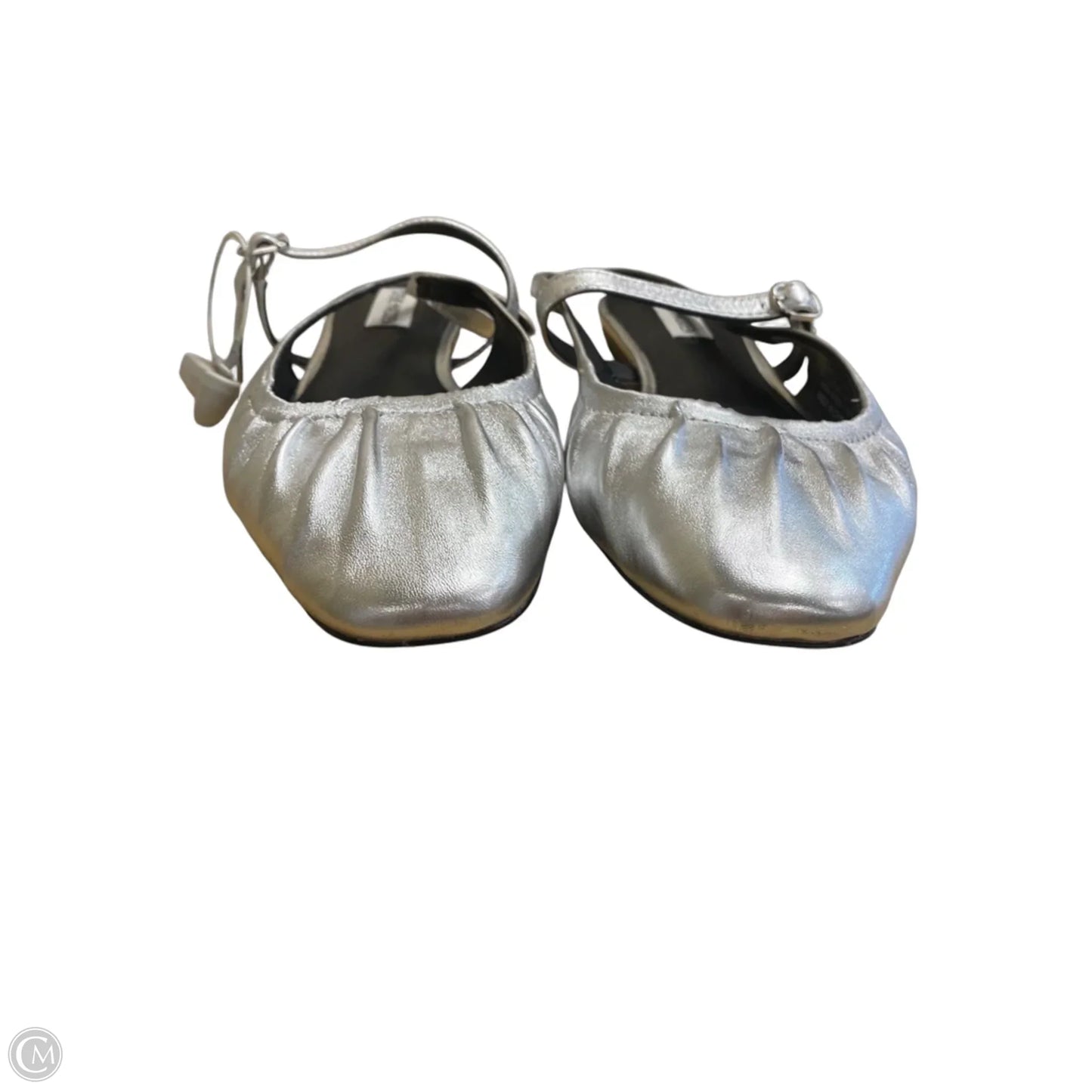 Shoes Flats By Steve Madden In Silver, Size: 8.5
