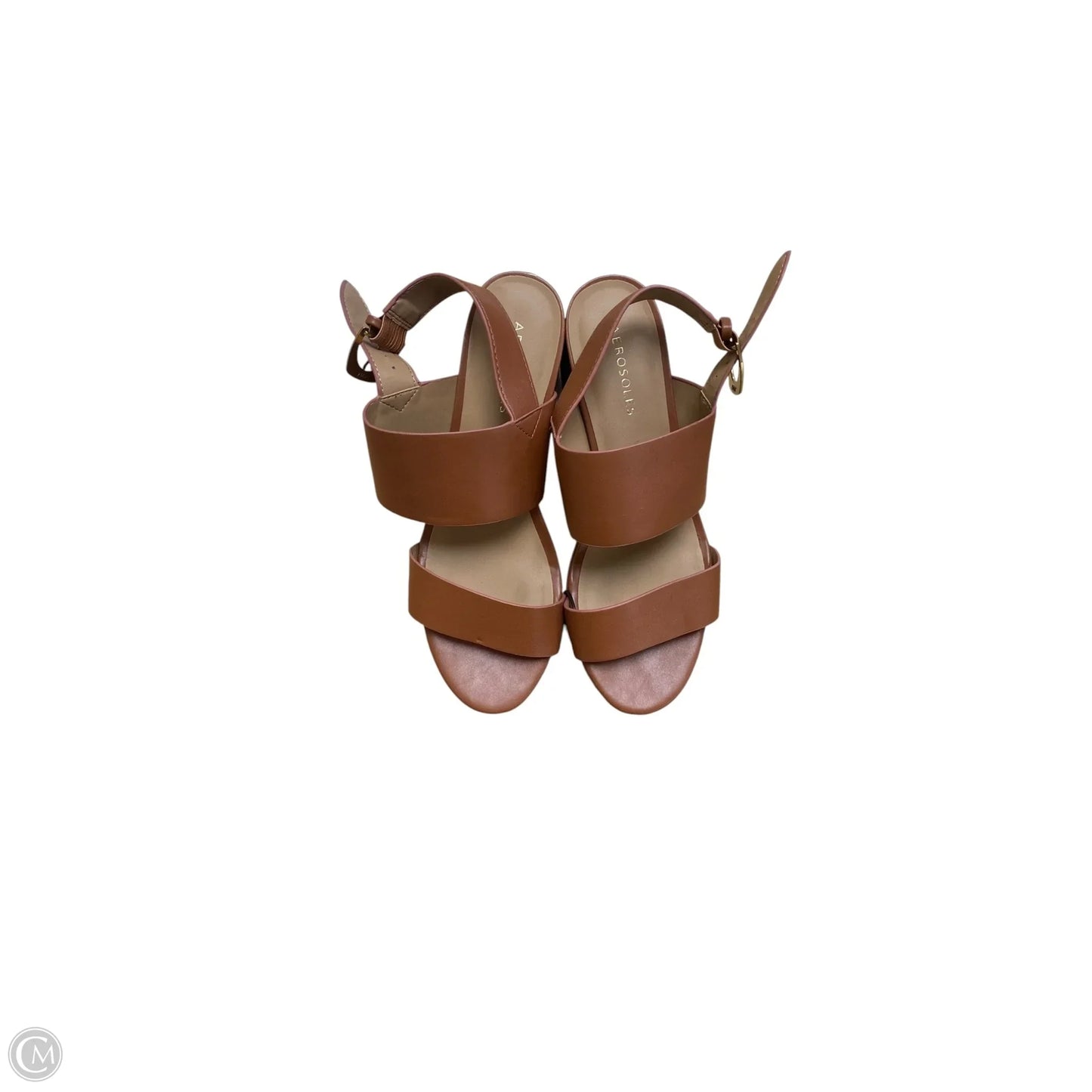 Shoes Heels Block By Aerosoles In Brown, Size: 8.5