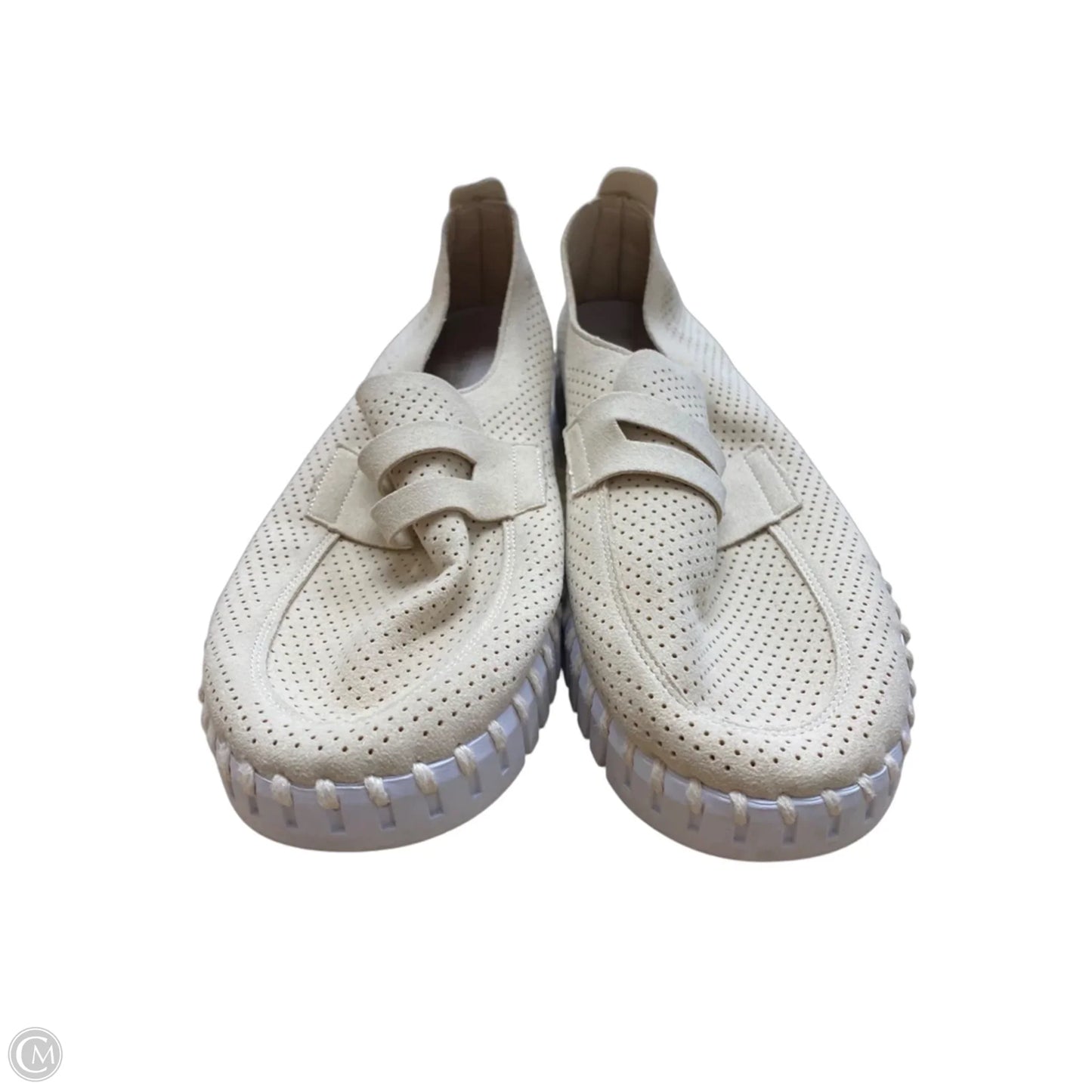 Shoes Flats By Clothes Mentor In Tan, Size: 8.5
