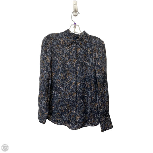Top Long Sleeve Designer By Lafayette 148 In Multi-colored, Size: Xs
