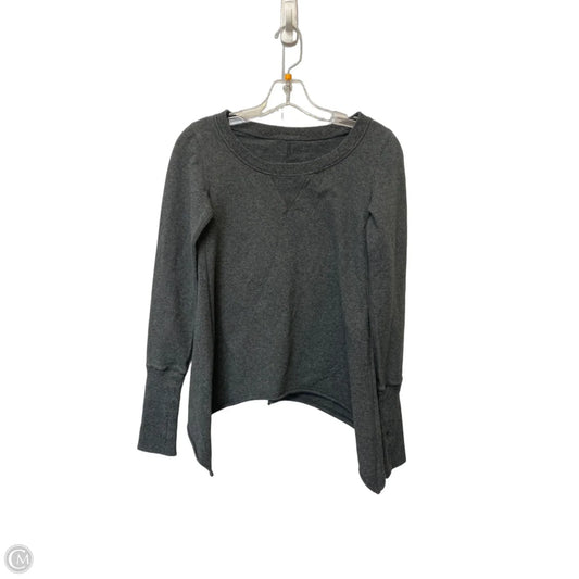 Athletic Sweatshirt Crewneck By Lululemon In Grey, Size: 6