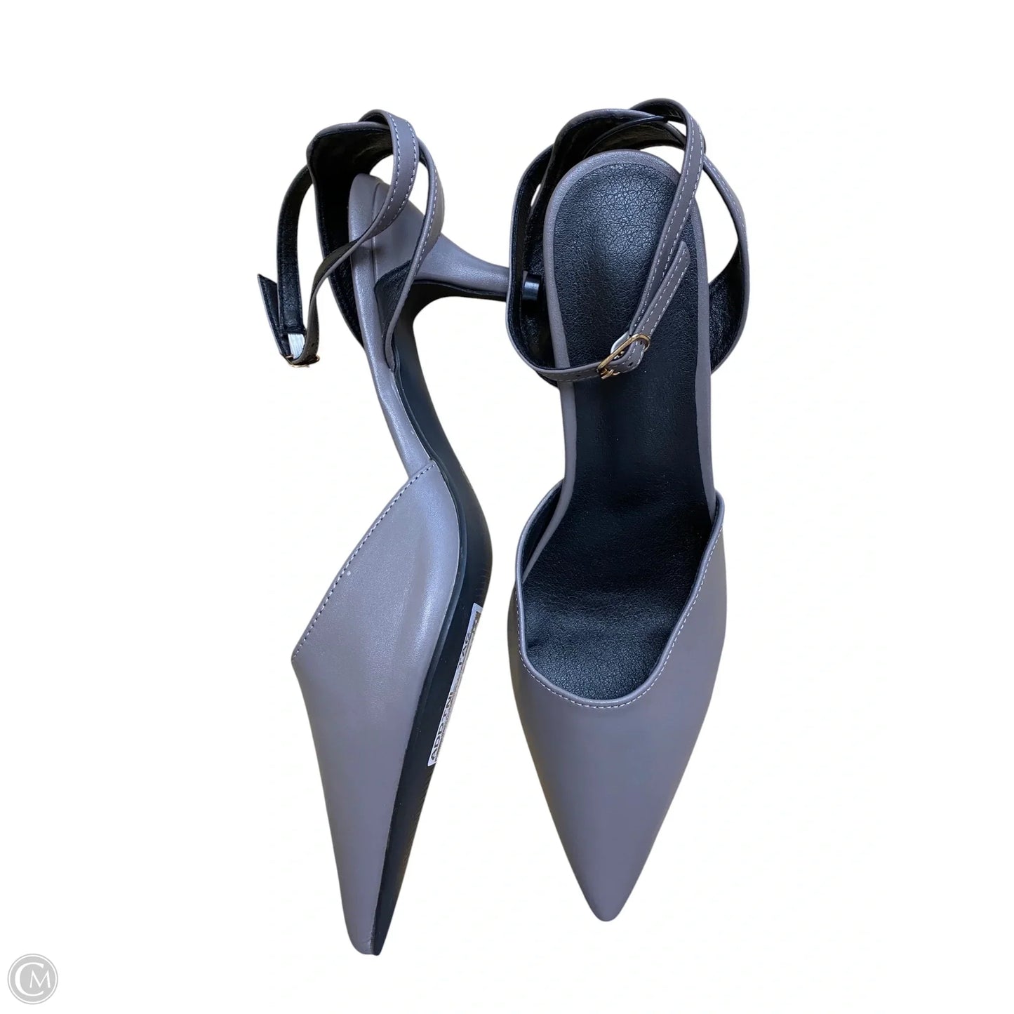 Shoes Heels Kitten By Clothes Mentor In Grey, Size: 11