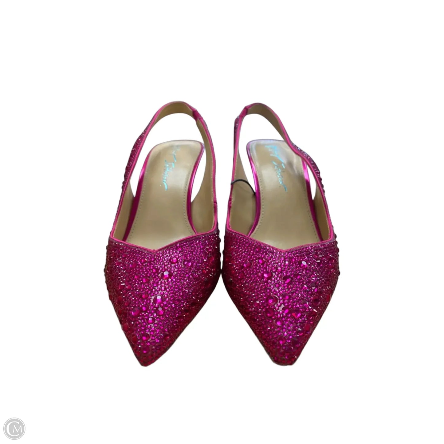 Shoes Heels Kitten By Betsey Johnson In Pink, Size: 6.5