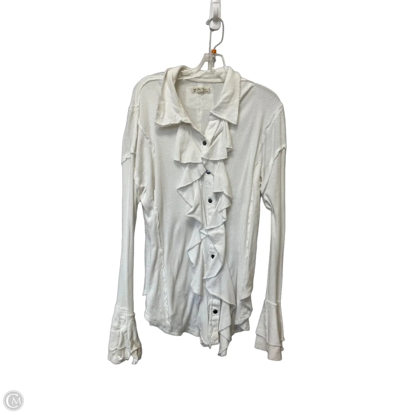 Top Long Sleeve By We The Free In White, Size: L