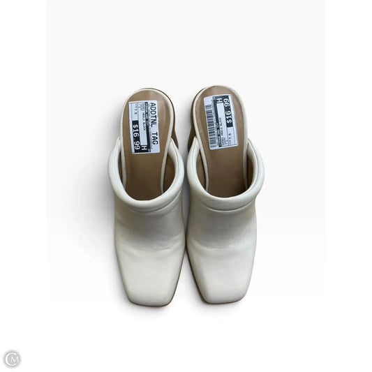Shoes Heels Block By Crown And Ivy In Cream, Size: 7.5