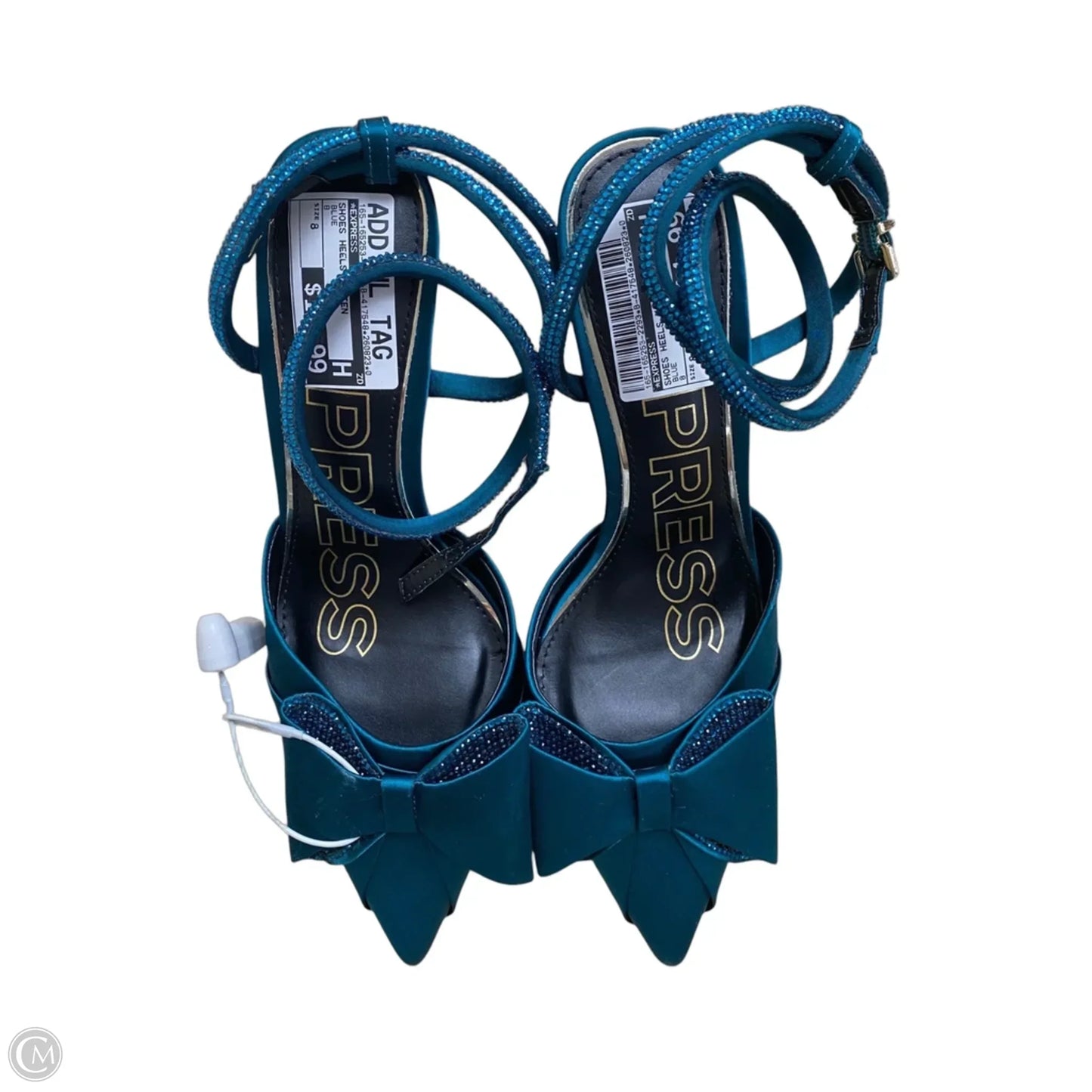 Shoes Heels Kitten By Express In Blue, Size: 8