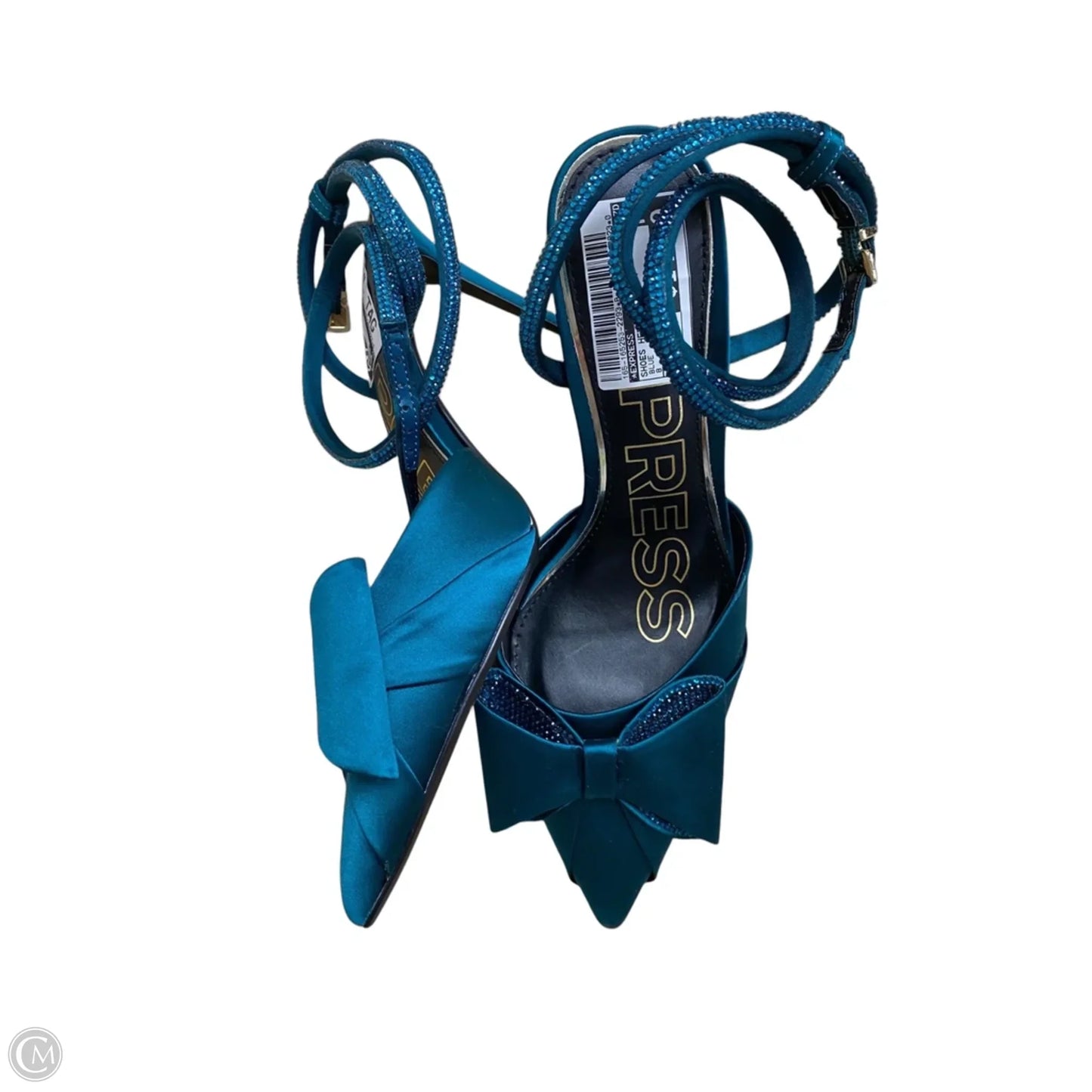 Shoes Heels Kitten By Express In Blue, Size: 8