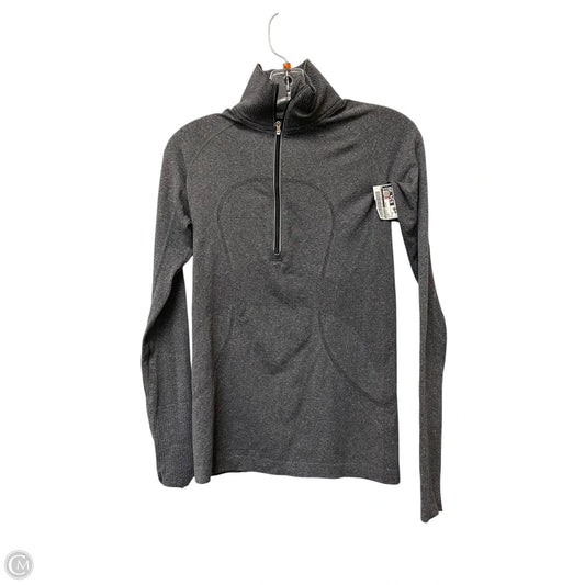 Athletic Jacket By Lululemon In Grey, Size: 6