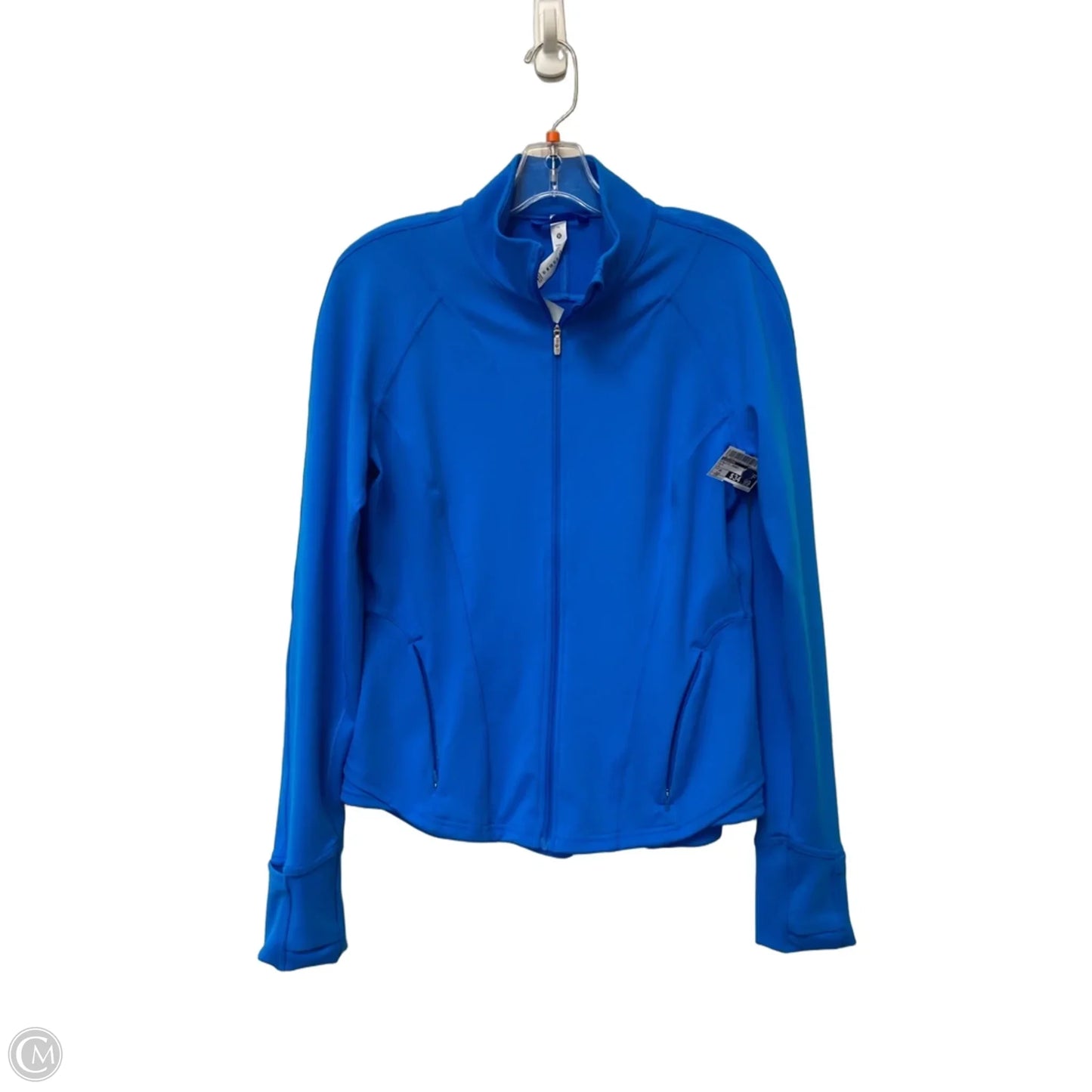 Athletic Jacket By Lululemon In Blue, Size: 10