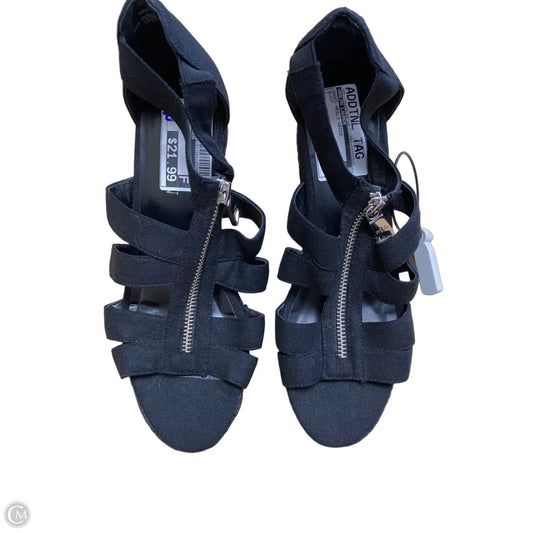 Shoes Heels Wedge By Ralph Lauren In Black, Size: 7
