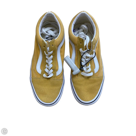 Shoes Sneakers By Vans In Yellow, Size: 7
