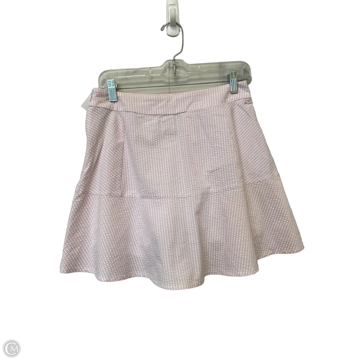 Skirt Mini & Short By Ralph Lauren In Pink & White, Size: L