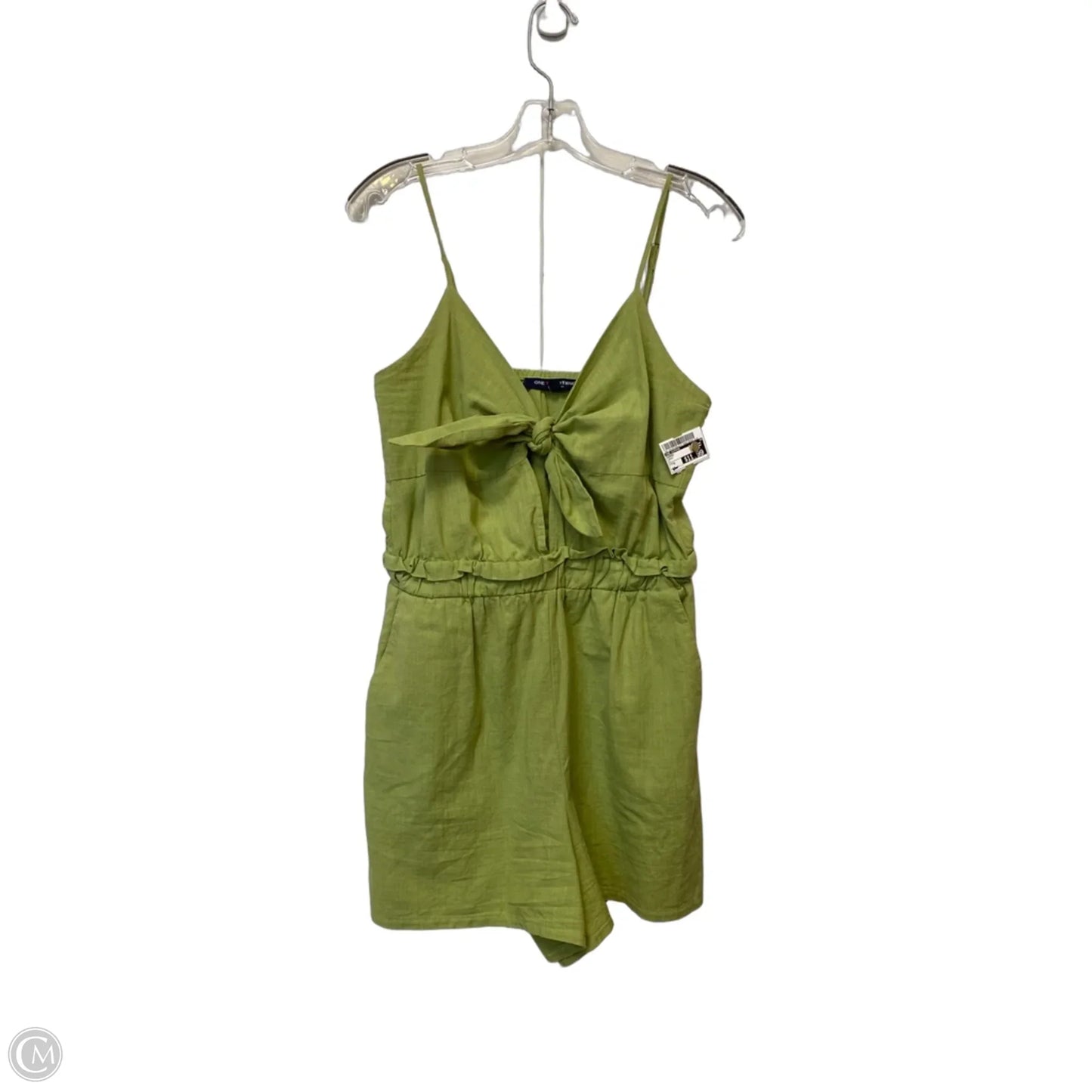 Romper By One Clothing In Green, Size: M