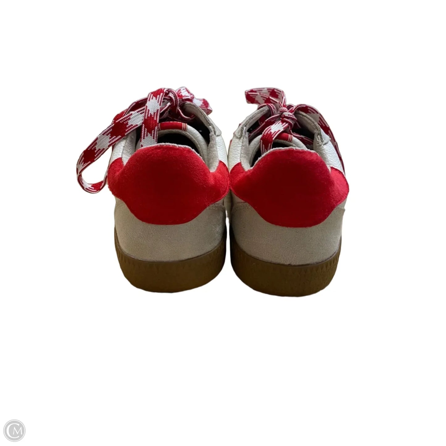Shoes Sneakers By Shu Shop In Red & White, Size: 7