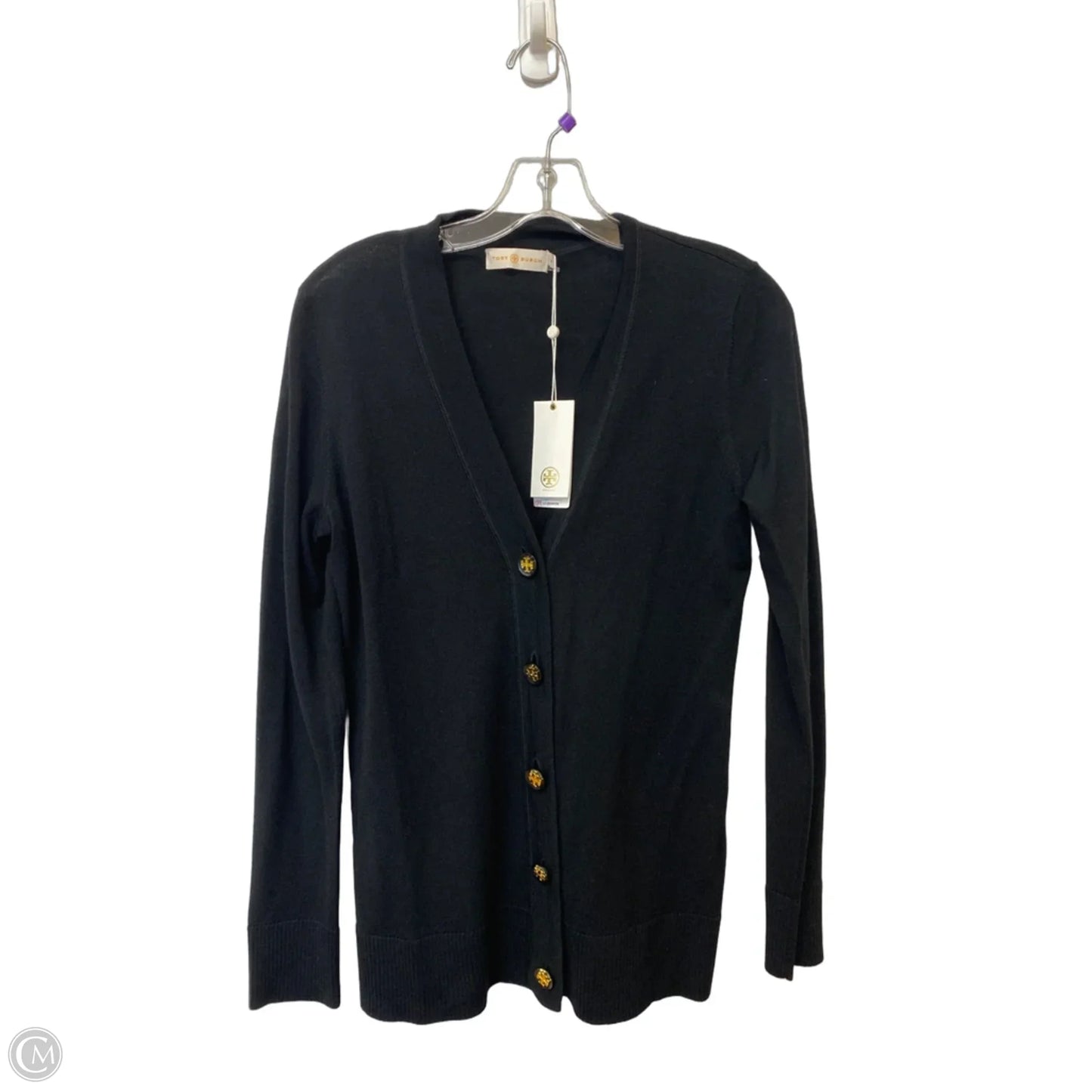 Cardigan Designer By Tory Burch In Black, Size: S