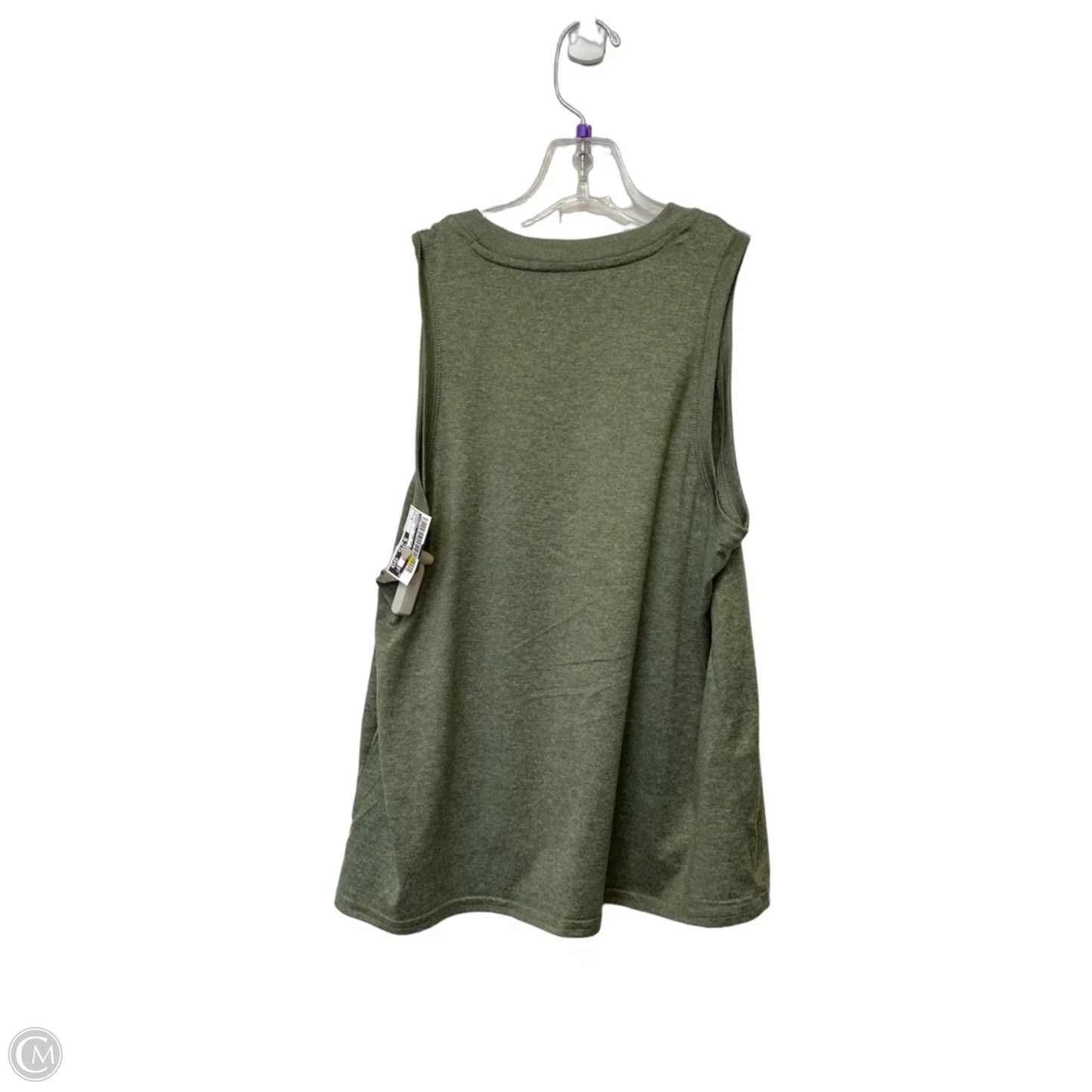 Athletic Top Short Sleeve By Vuori In Green, Size: S