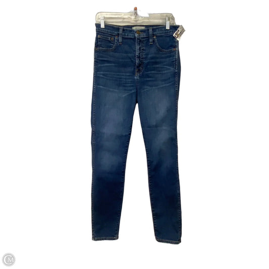 Jeans Skinny By Madewell In Blue Denim, Size: 28