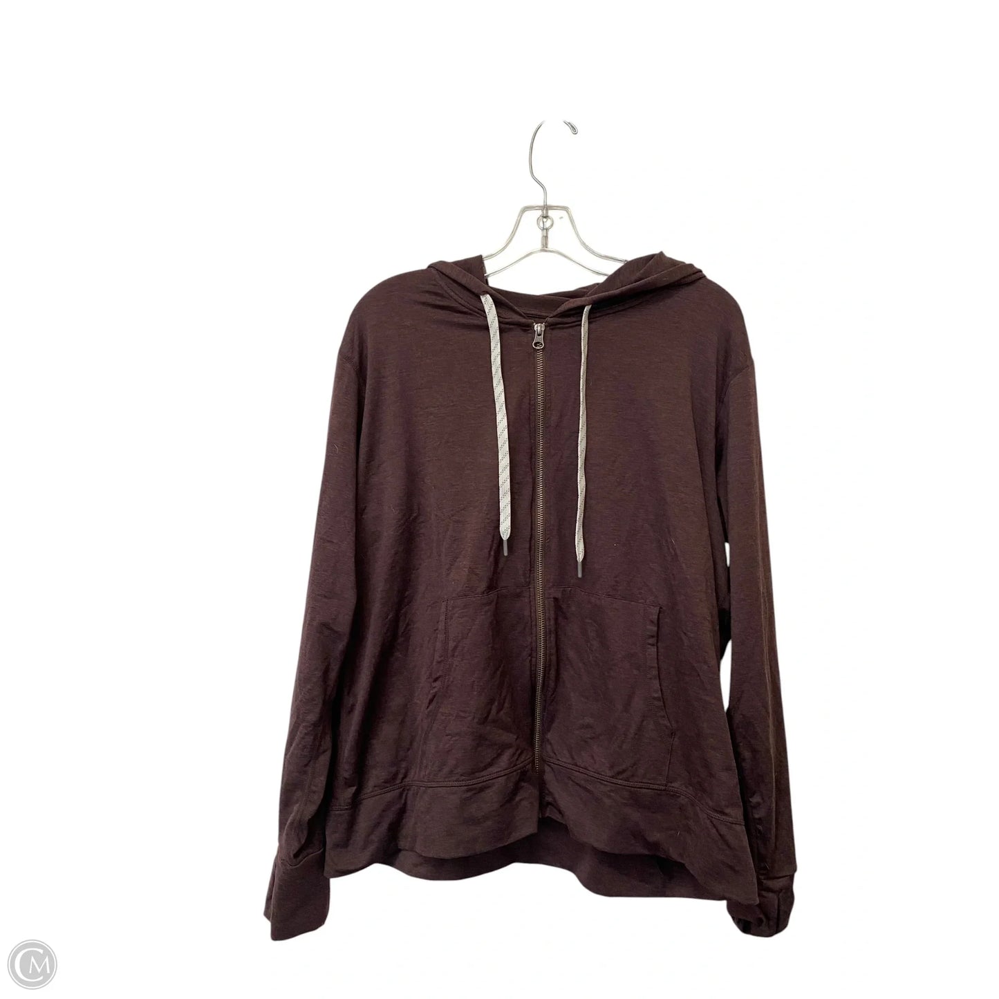 Sweatshirt Hoodie By Kirkland In Brown, Size: Xl