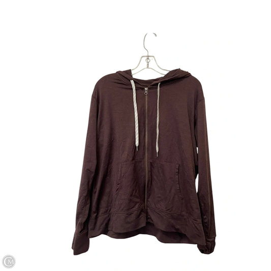 Sweatshirt Hoodie By Kirkland In Brown, Size: Xl