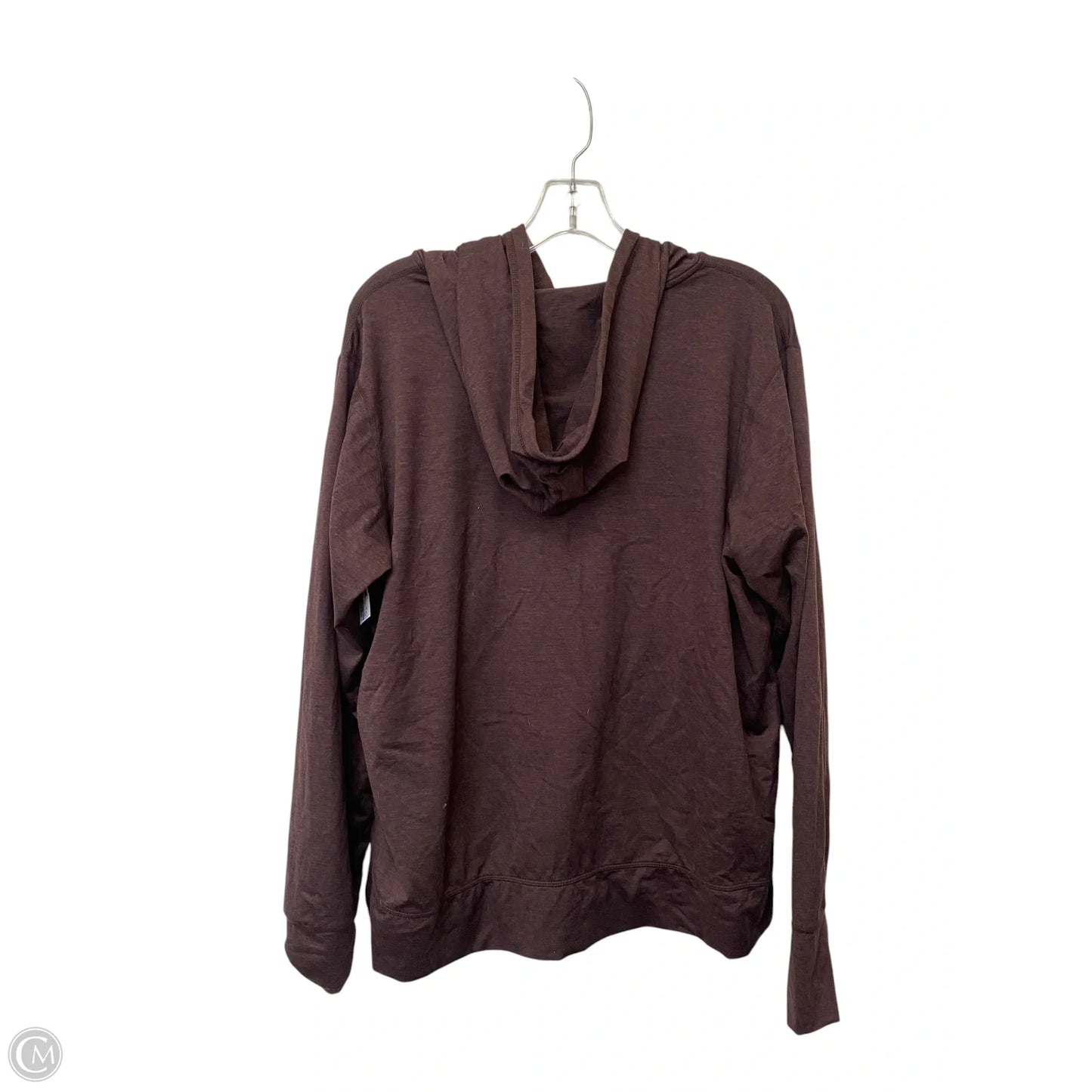 Sweatshirt Hoodie By Kirkland In Brown, Size: Xl