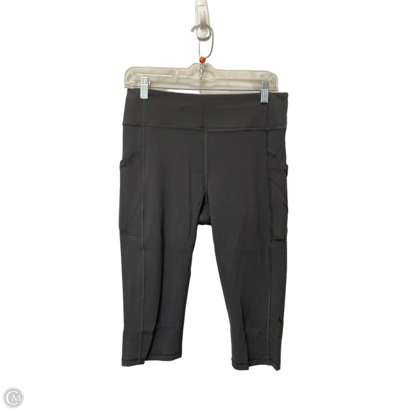 Athletic Leggings Capris By Lululemon In Grey, Size: 10