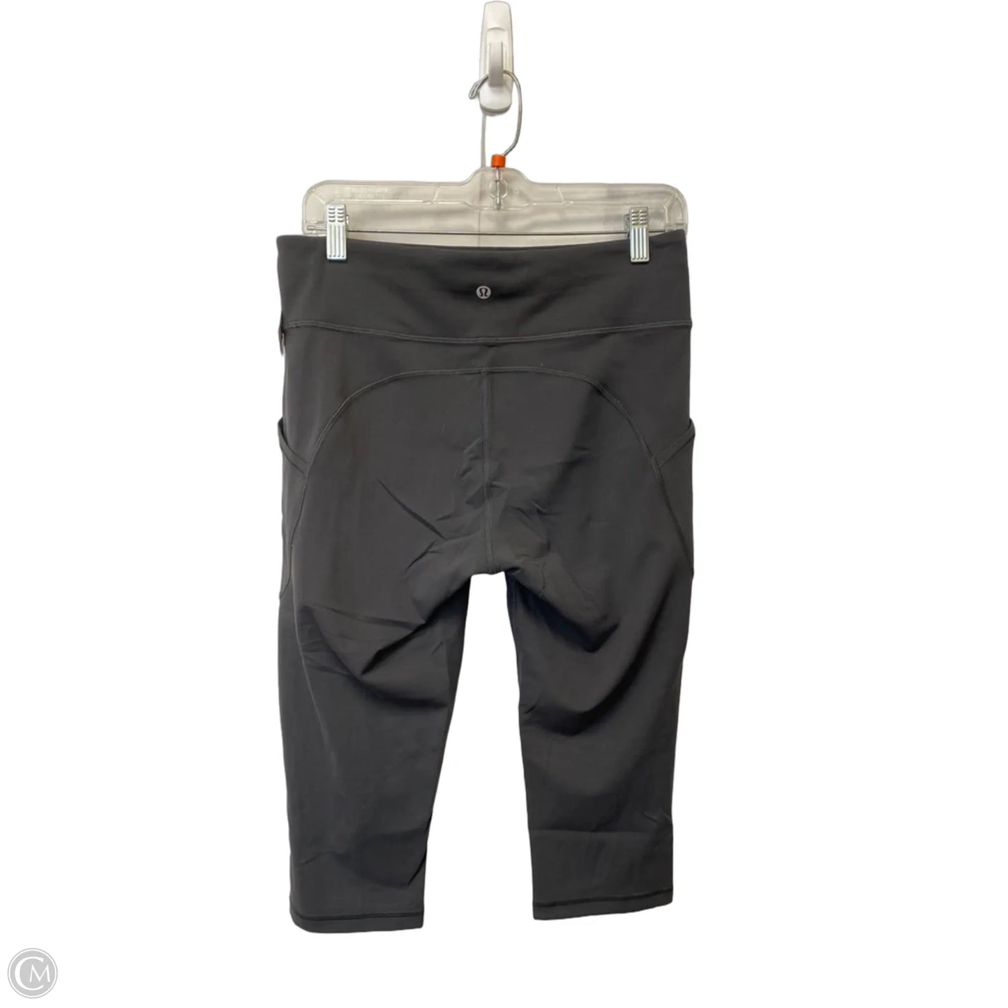 Athletic Leggings Capris By Lululemon In Grey, Size: 10