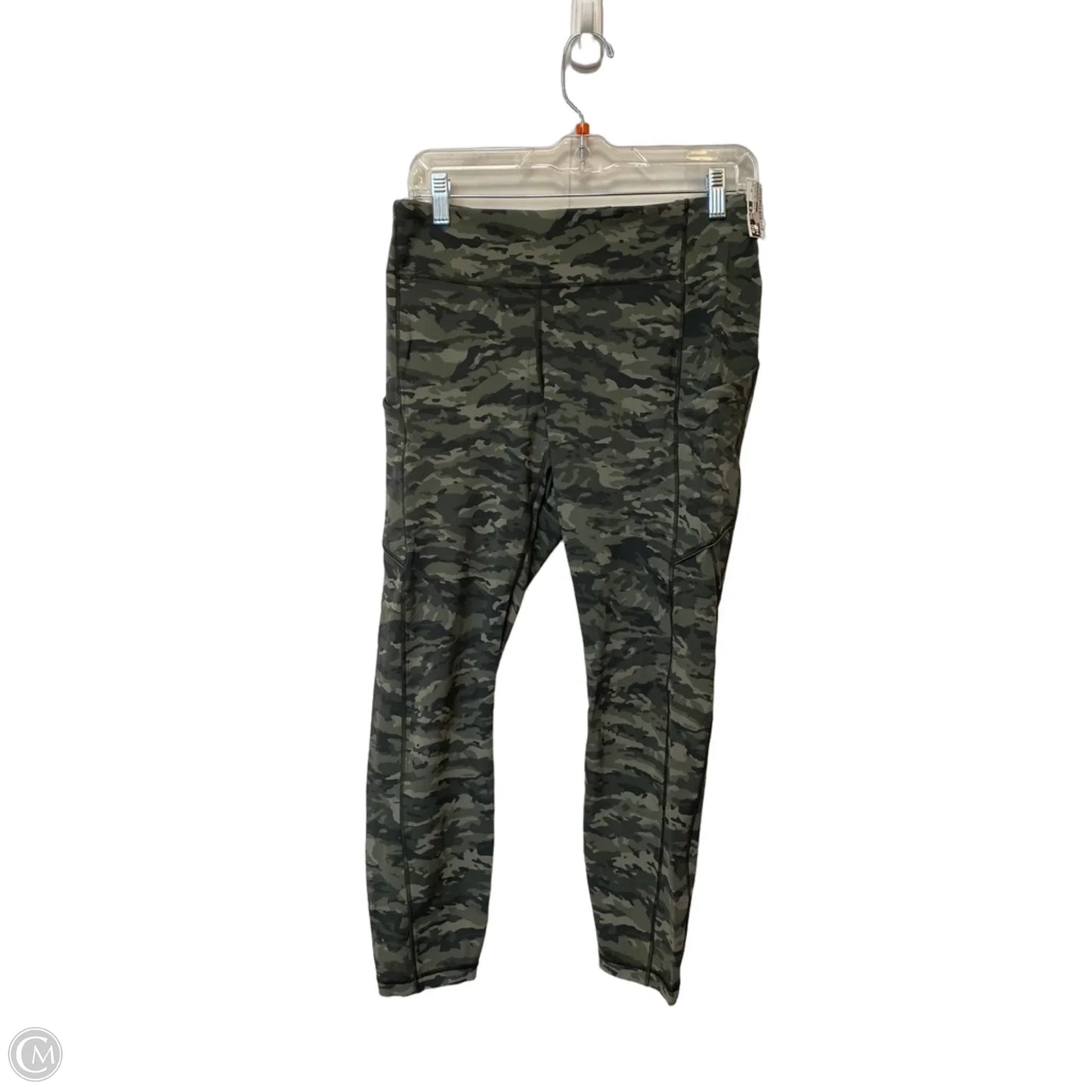 Athletic Leggings Capris By Lululemon In Camouflage Print, Size: 10