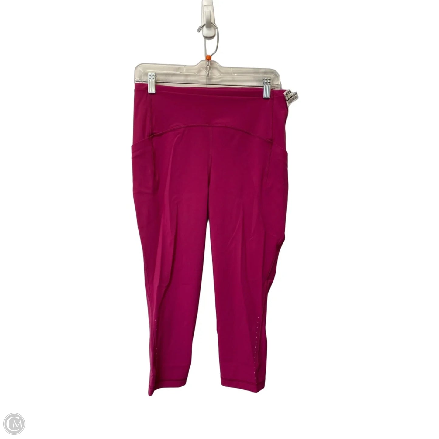 Athletic Leggings Capris By Lululemon In Pink, Size: 10