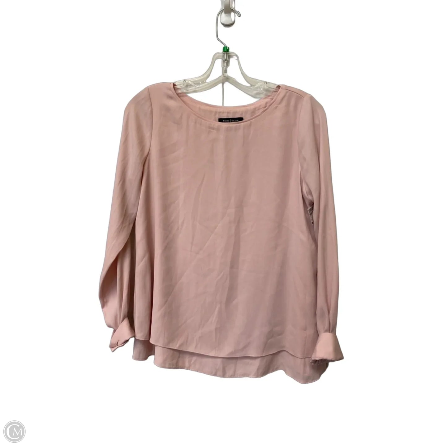 Top Long Sleeve By White House Black Market In Pink, Size: 0p