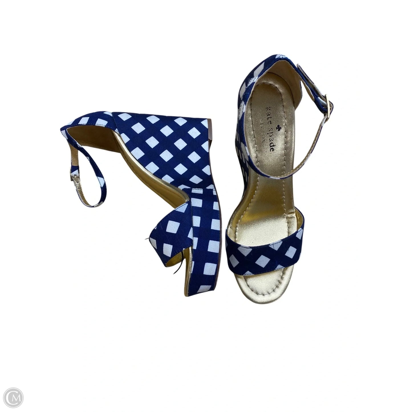 Shoes Designer By Kate Spade In Blue, Size: 8.5