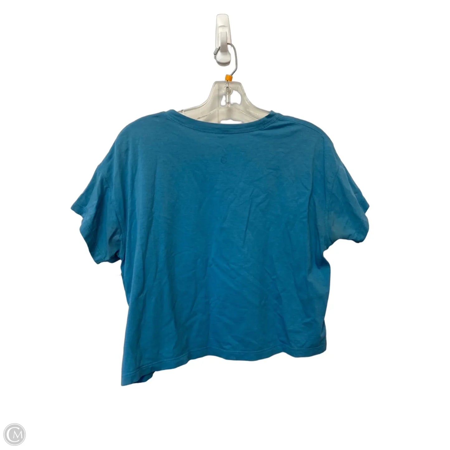 Top Short Sleeve By Lululemon In Blue, Size: S