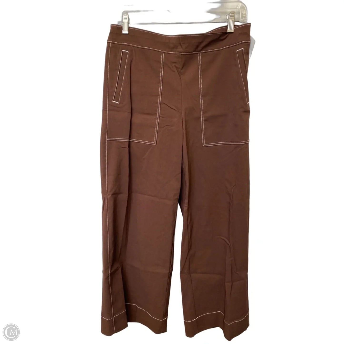 Pants Wide Leg By Chicos In Brown, Size: 6