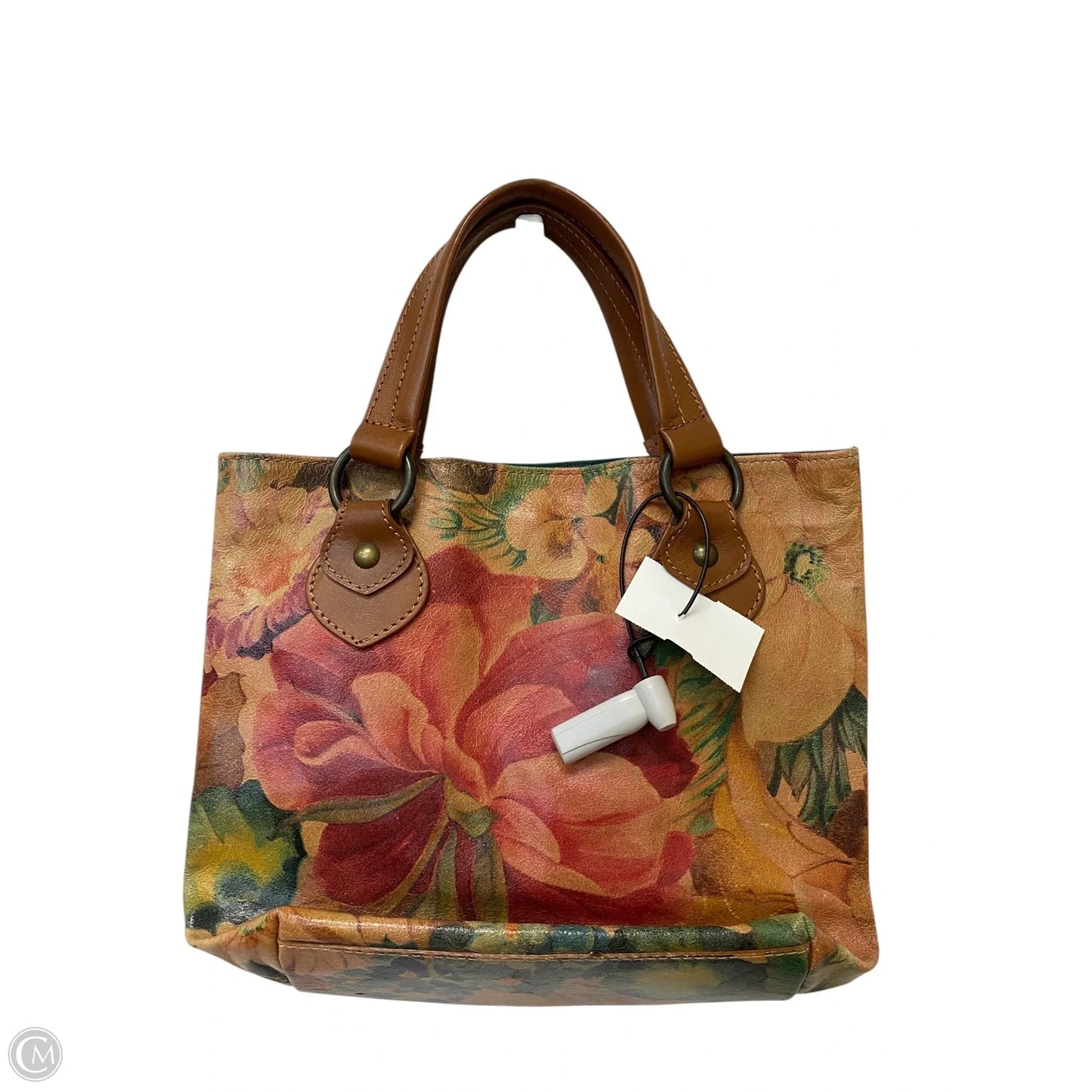 Handbag Leather By Cmc, Size: Medium