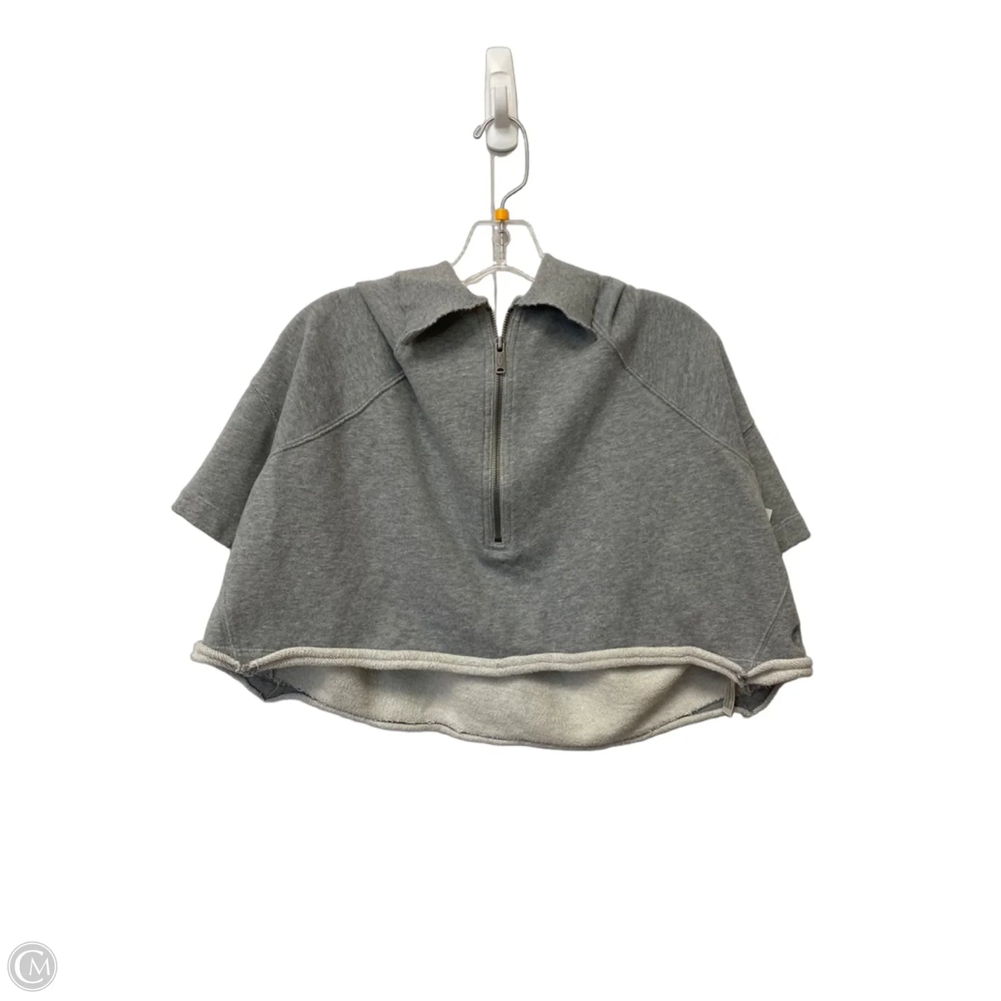 Top Short Sleeve By Free People In Grey, Size: Xs