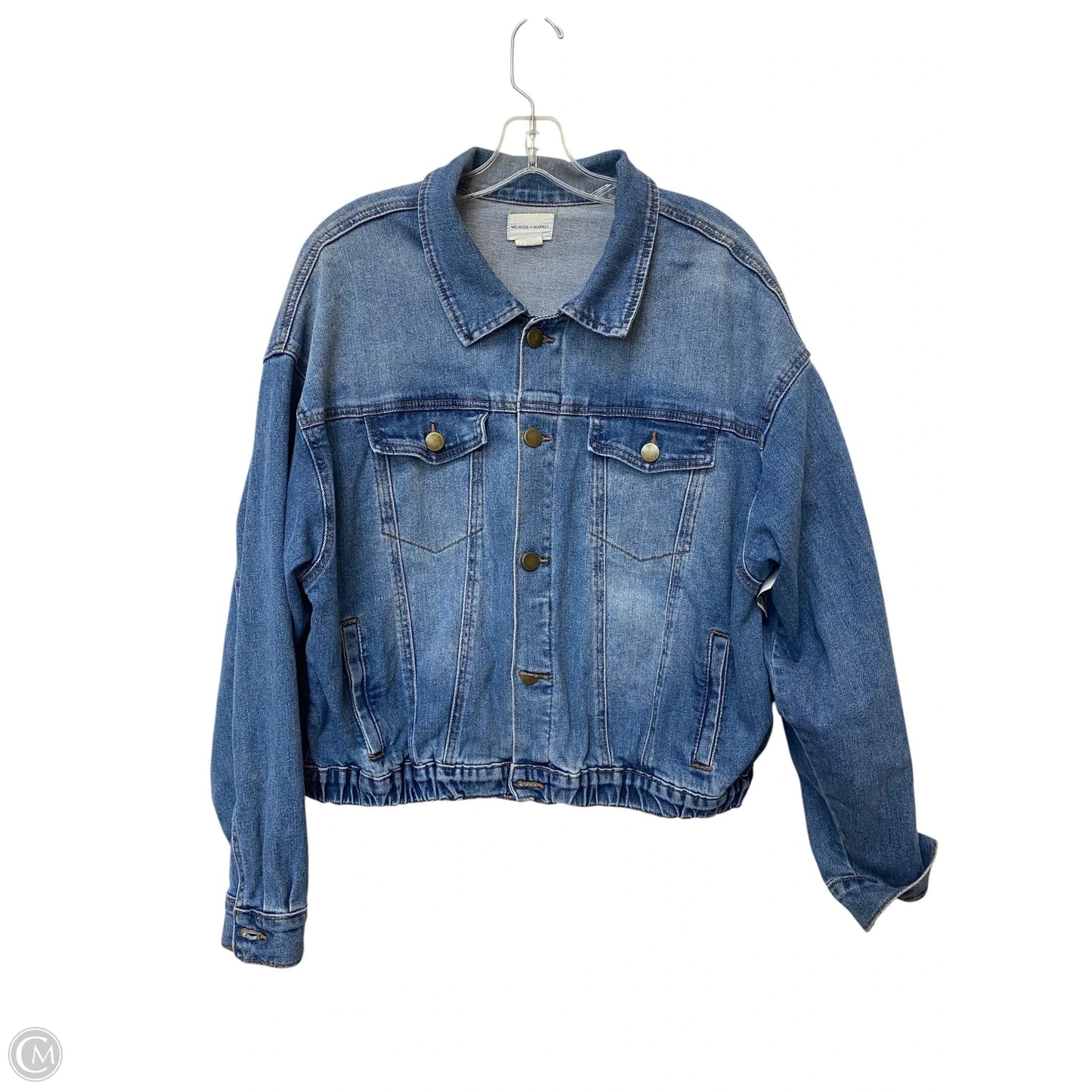 Jacket Denim By Melrose And Market In Blue Denim, Size: M