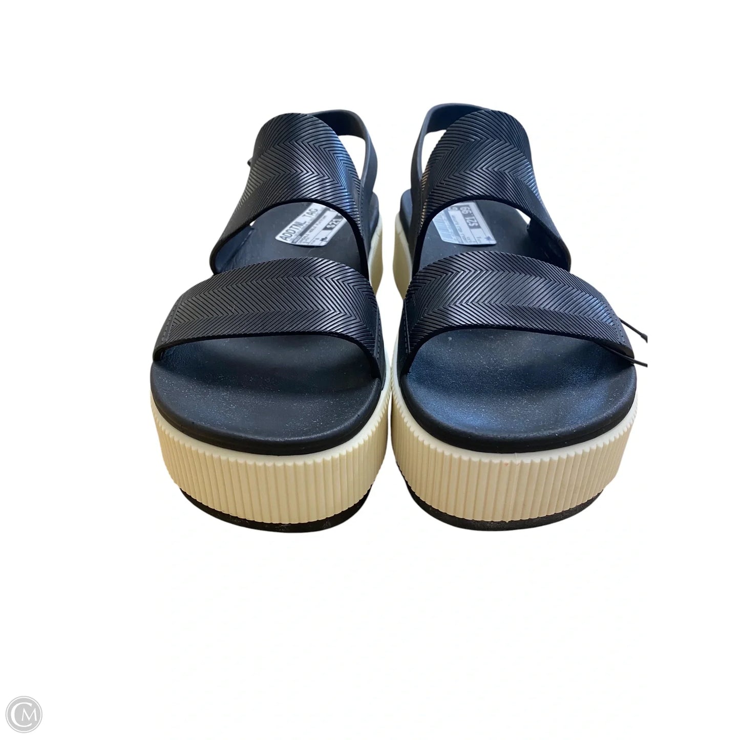 Sandals Heels Platform By Reef In Black, Size: 8