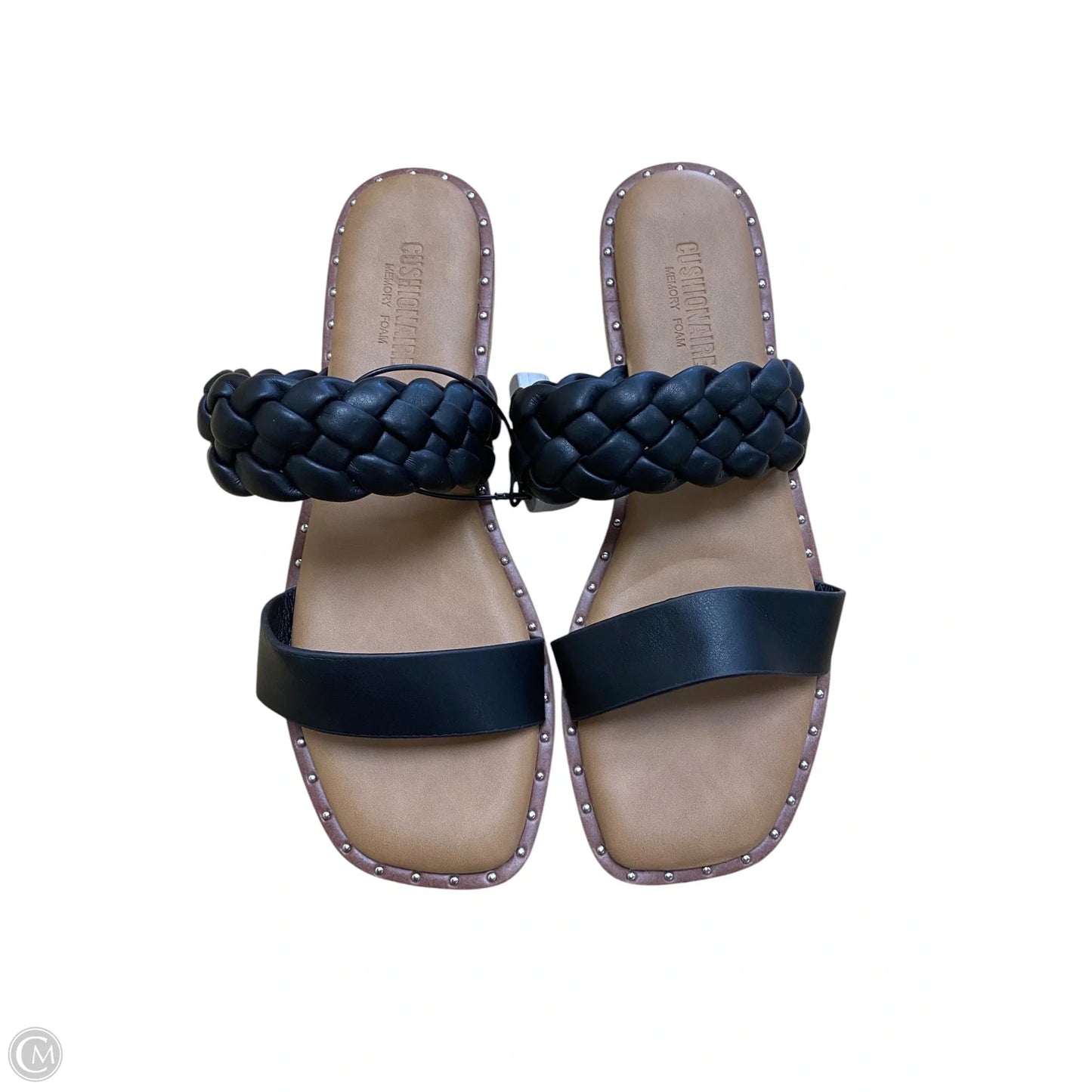 Sandals Flats By Cushionaire In Black, Size: 8
