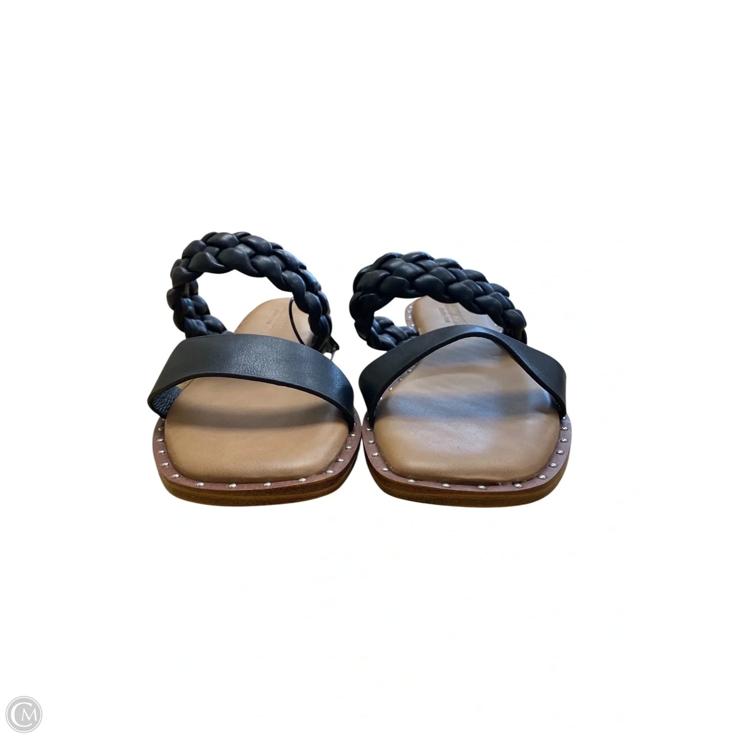 Sandals Flats By Cushionaire In Black, Size: 8