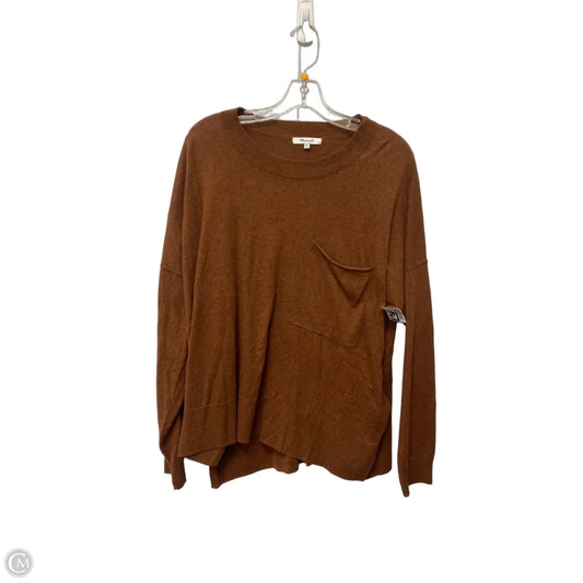 Sweater By Madewell In Brown, Size: Xxl