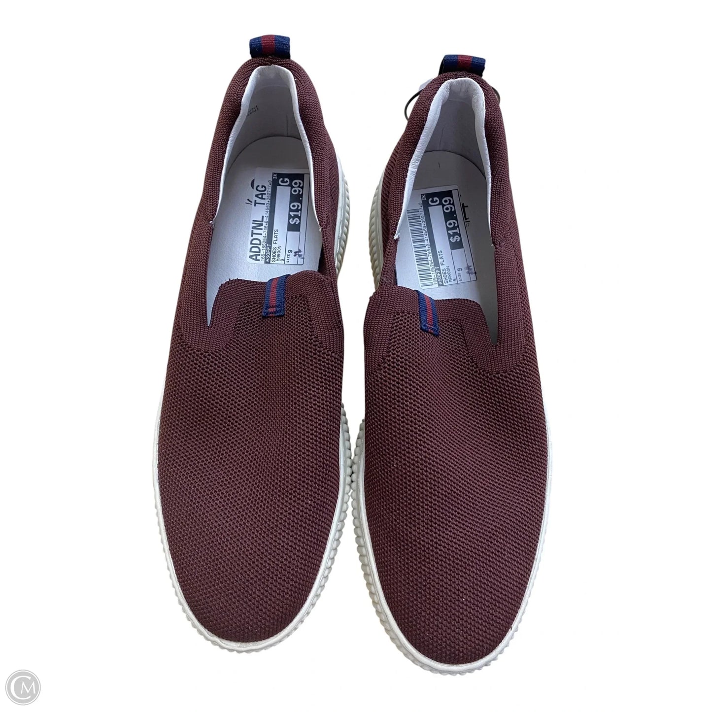 Shoes Flats By Sofft In Maroon, Size: 9