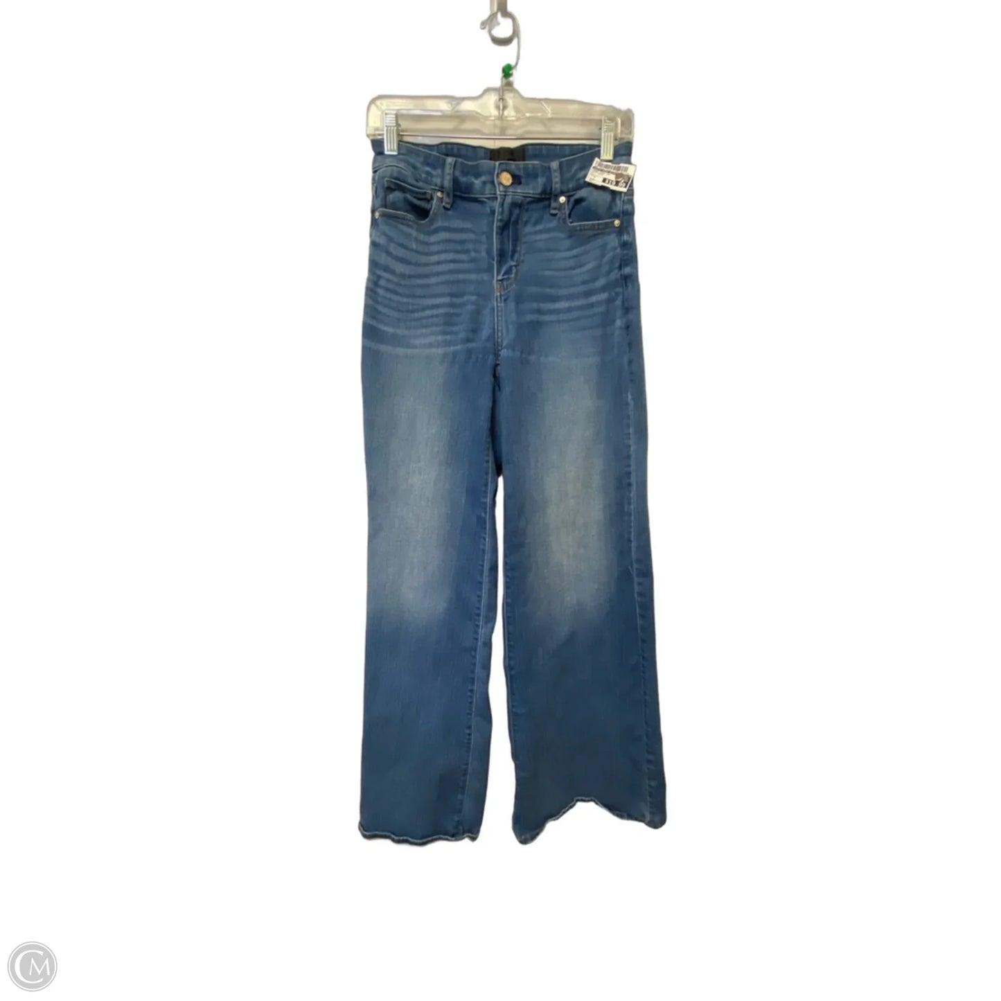 Jeans Wide Leg By White House Black Market In Blue Denim, Size: 0