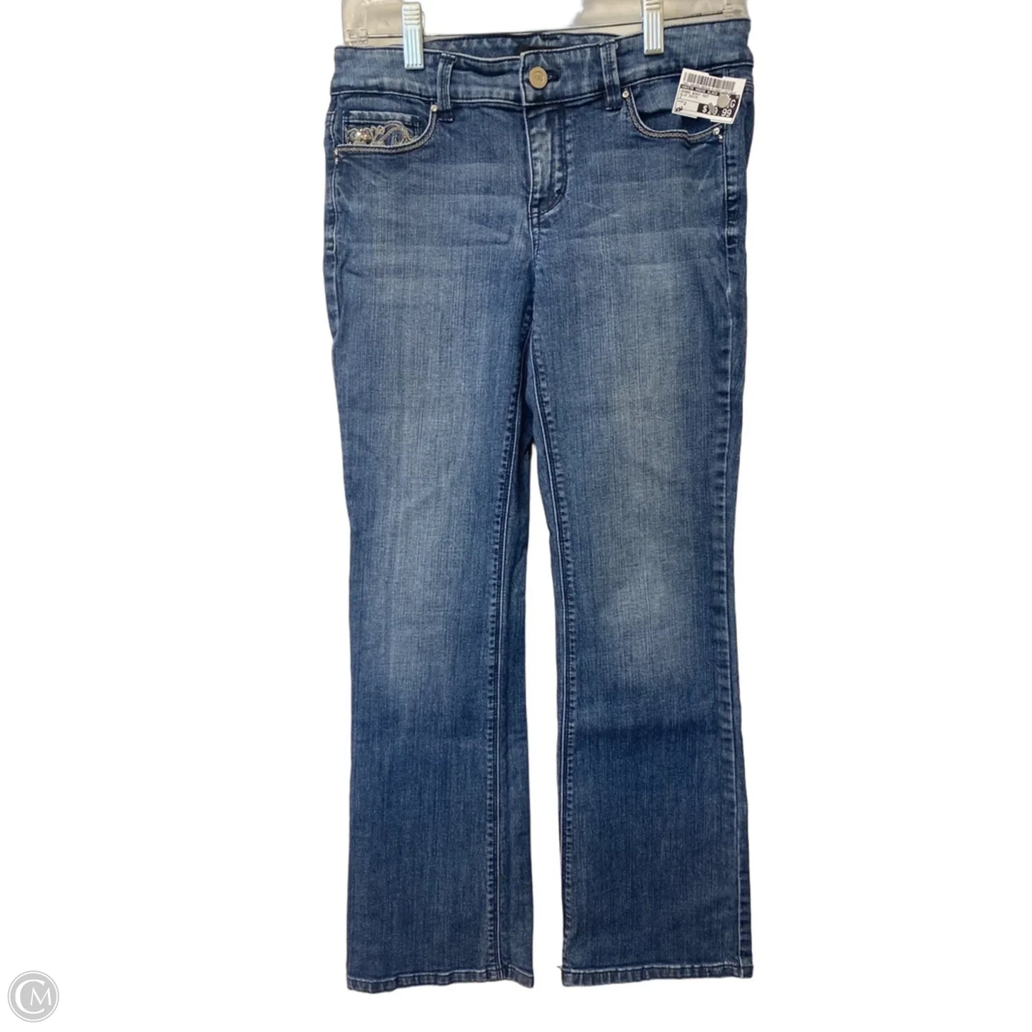 Jeans Boot Cut By White House Black Market In Blue Denim, Size: 2