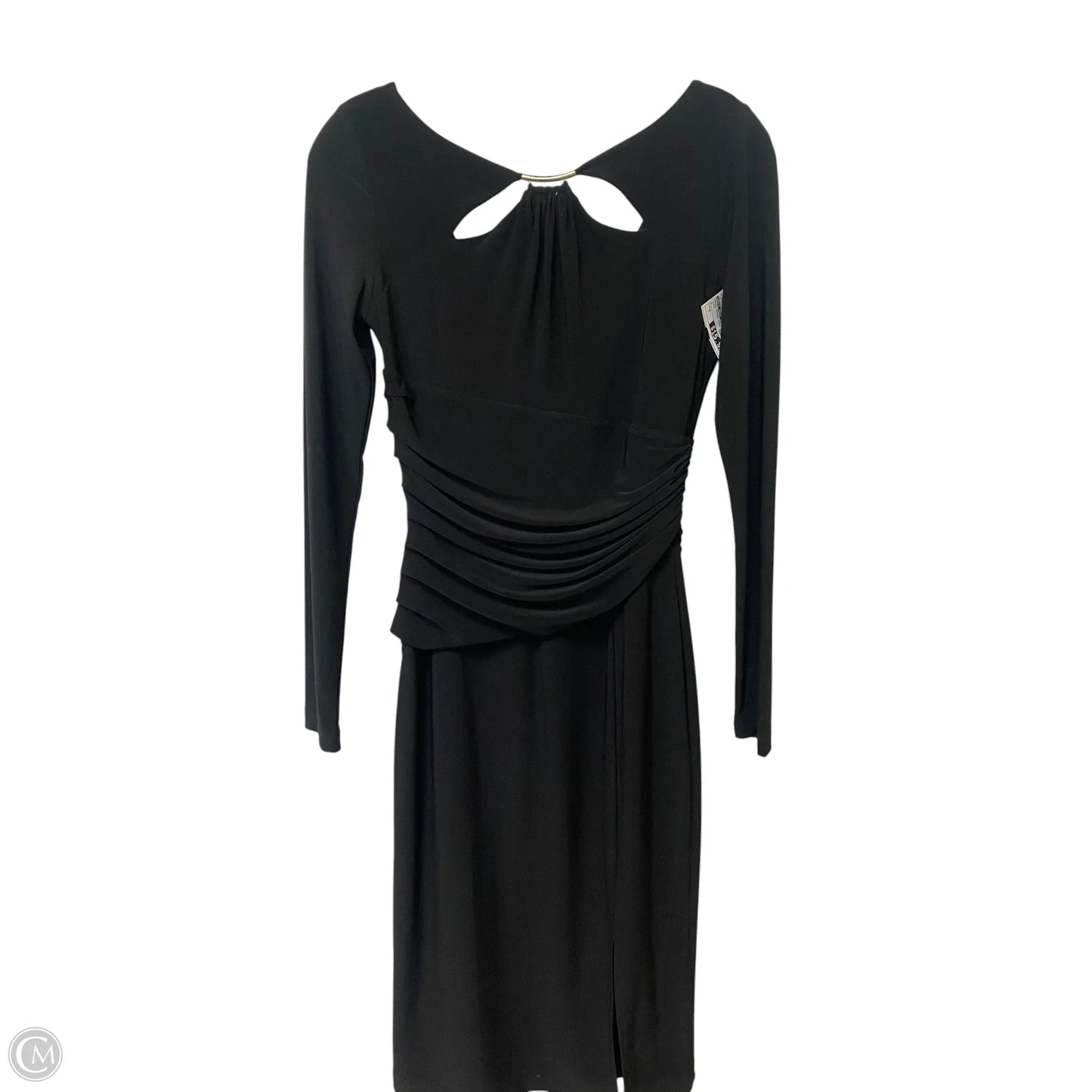 Dress Casual Midi By White House Black Market In Black, Size: 0