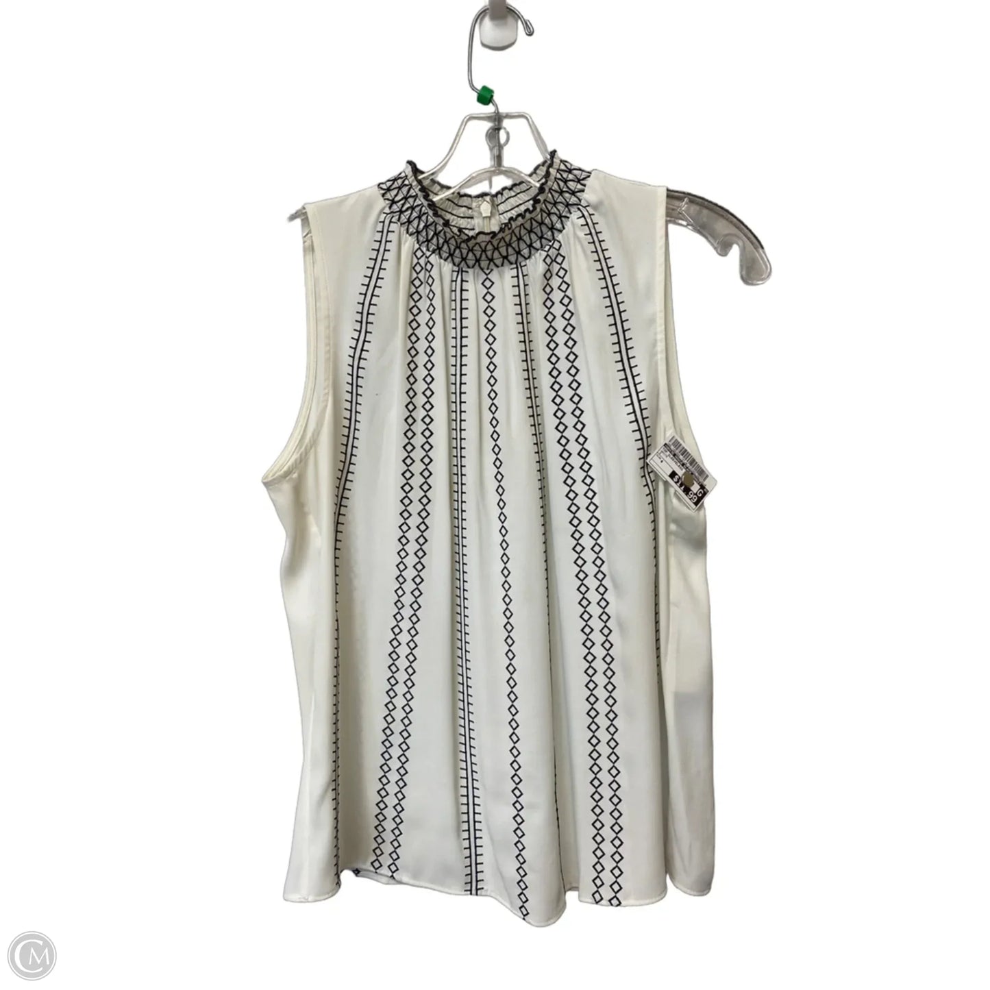 Top Sleeveless By White House Black Market In White, Size: 4